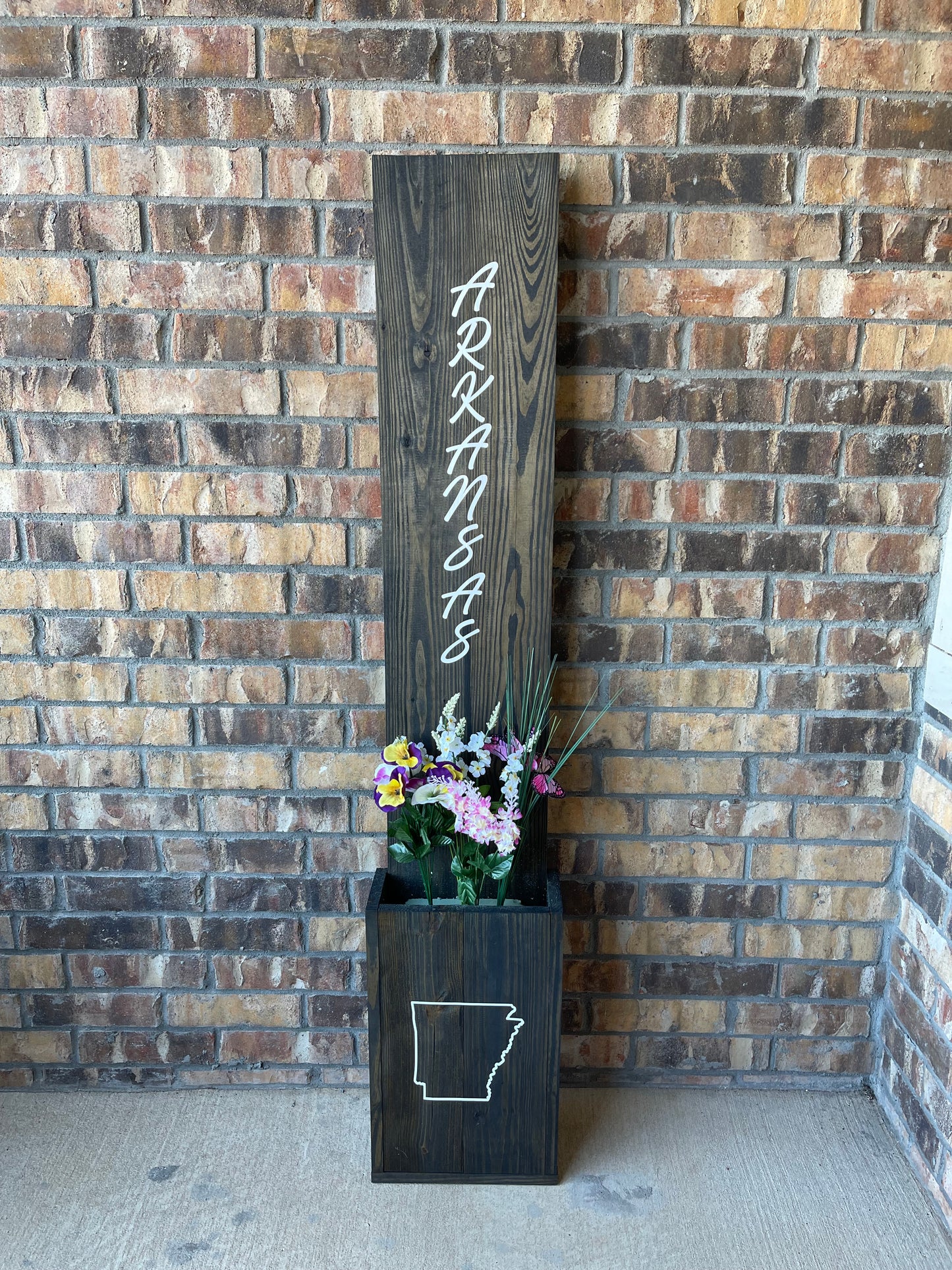 Custom wood planter