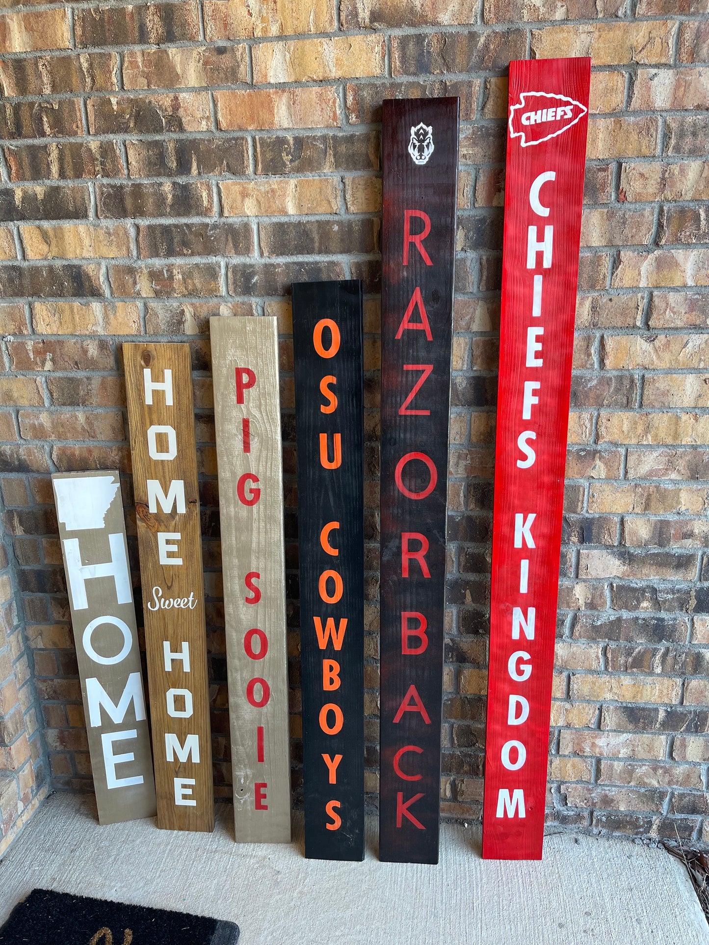 Porch signs